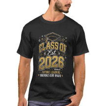 T-shirt van de klas van 2025 Nieuwe reis 