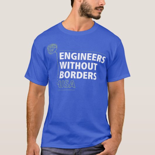 T-shirt van de Mannen van EWB-USA (Voorkant)