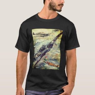 T-shirt van de motto Hurricane & Spitfire