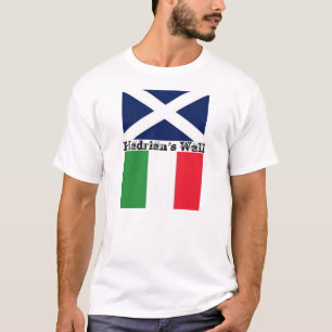 T-shirt van de muur van hadrian