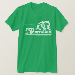 T-shirt van de "nieuwe generatie" in nood.