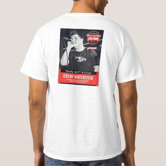 T-shirt van de oprichter - Jeremy Winterstein (Achterkant)