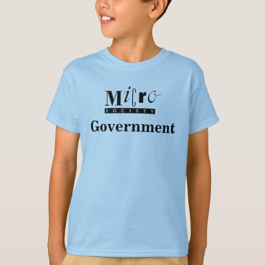 T-shirt van de overheid (Voorkant)