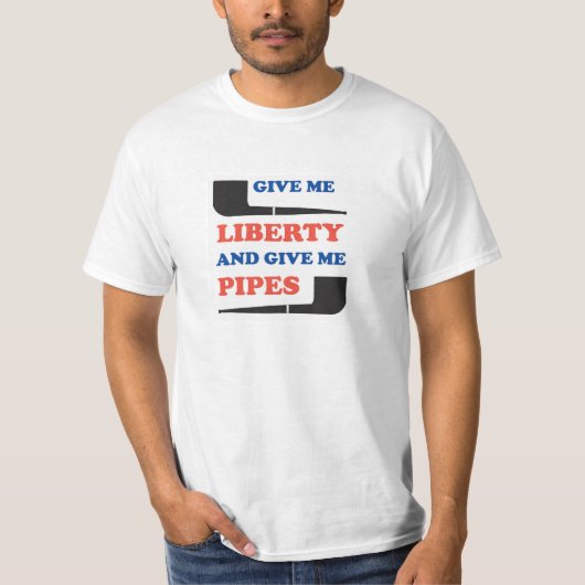 T-shirt van de pijproker (Voorkant)