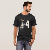 T-shirt Van de pingouin pour le 4e anniversaire (Devant entier)