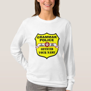 T-shirt van de politie van Grammar