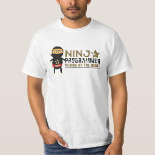 T-shirt van de programmeur : Ninja Programmer