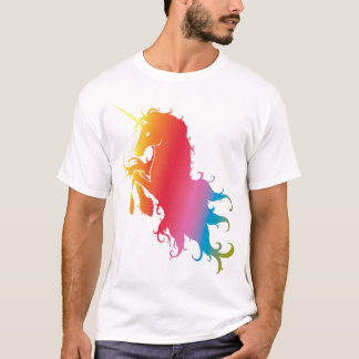 T-shirt van de regenboogontinkting