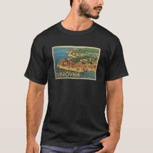 T-shirt van de Reis van Dubrovnik de Vintage