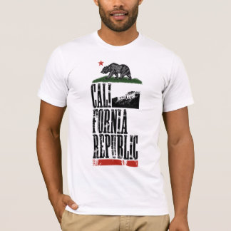 T-shirt van de REPUBLIEK CALIFORNIA