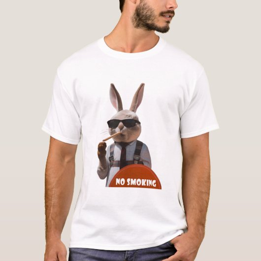 T-shirt van de rokin' Bunny (Voorkant)