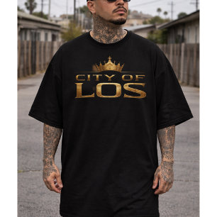 T-shirt van de stad Los King
