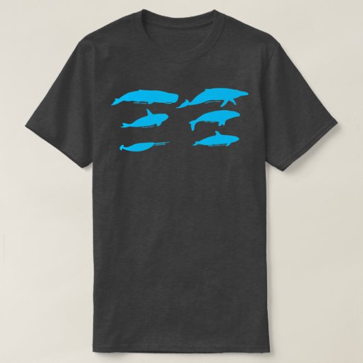 T-shirt van de walvis, met uitzondering van de gro (Design voorkant)