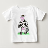 t-shirt van een gekke koeiendoos