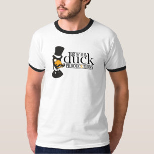 T-shirt van Evil Duck (brede logo) mannen