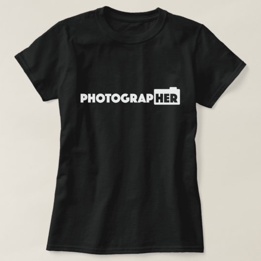 T-shirt van fotograaf (Design voorkant)