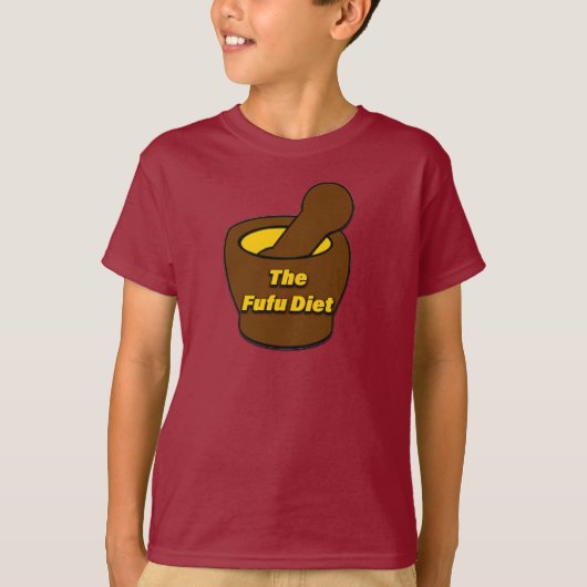T-shirt van Fufu Diet Kinderen (Voorkant)