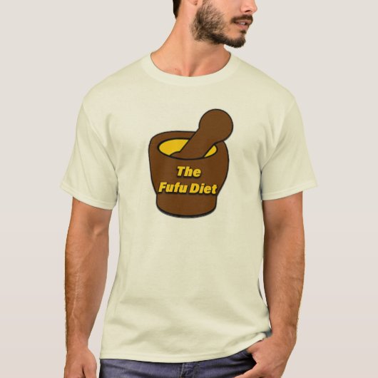 T-shirt van Fufu Diet Mannen (Voorkant)
