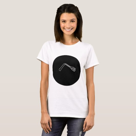 T-shirt van glas (Voorkant volledig)