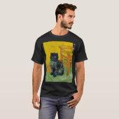 T-shirt Van Gogh Black Cat (Devant entier)