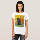 T-shirt Van Gogh Black Cat (Devant entier)