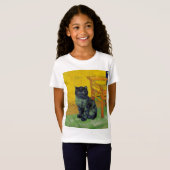 T-Shirt Van Gogh Black Cat (Devant entier)