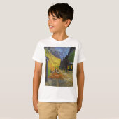 T-shirt Van Gogh Cafe Terrasse Post-impressionniste (Devant entier)