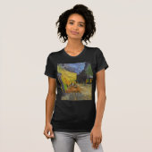 T-shirt Van Gogh Cafe Terrasse Post-impressionniste (Devant entier)