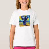 T-shirt Van Gogh Elephant (Devant)