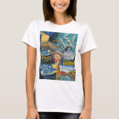 T-shirt Van Gogh Fine Art Collage (Devant)