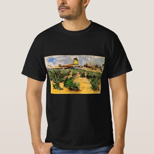 T-shirt Van Gogh Mill d'Alphonse Daudet à Fontevielle (Devant)