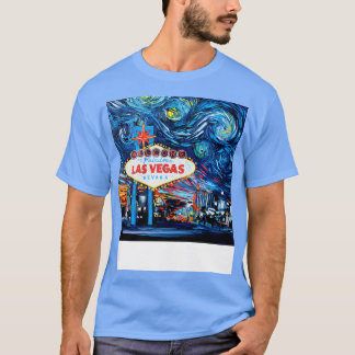 T-shirt van Gogh n'a jamais vu Vegas