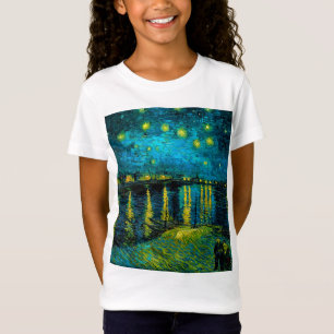 T-Shirt Van Gogh Nuit étoilée sur le Rhône