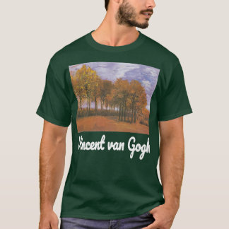 T-shirt Van Gogh Paysage d'automne Retro Vintage Van Gogh