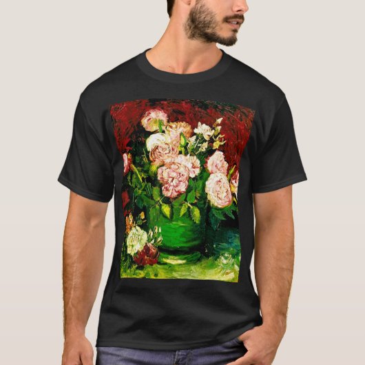 T-shirt Van Gogh Peonies et Roses (Devant)