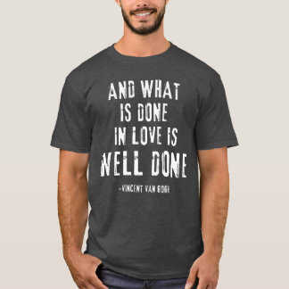 T-shirt Van Gogh Quote vintage