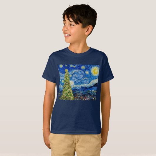 T-shirt Van Gogh Starry (Devant entier)