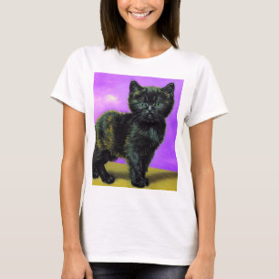 T-shirt Van Gogh Style Cat