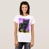 T-shirt Van Gogh Style Cat (Devant entier)