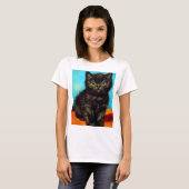 T-shirt Van Gogh Style Pouting Kitten (Devant entier)
