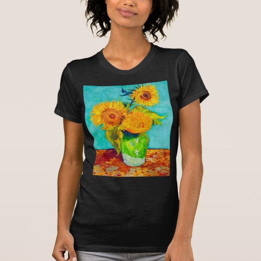 T-shirt Van Gogh Sunflowers (Devant)