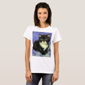 T-shirt Van Gogh Tuxedo Kitten (Devant entier)