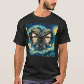 T-shirt Van Gogh Zodiac Gemini (Devant)
