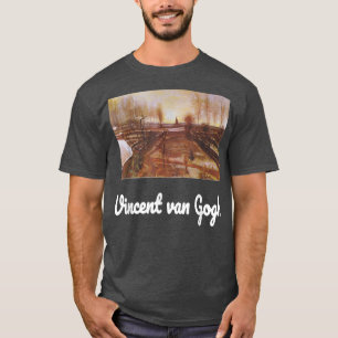 T-shirt Van GoghThe Parsonage Garden at Nuenen in the Snow