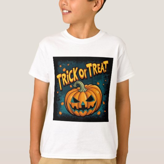 T-shirt van Halloween kinderen (Voorkant)