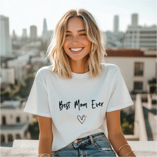 T-shirt van Heart Mom - Moederdag cadeau