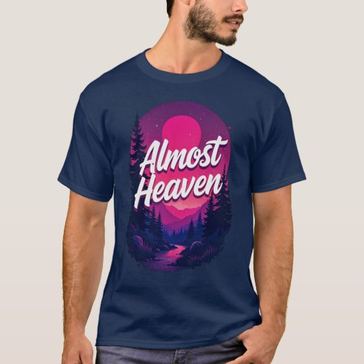 T-shirt van Heaven West Virginia (Voorkant)