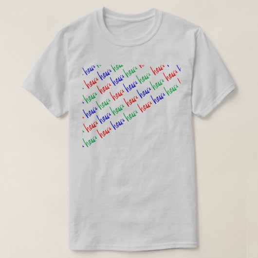 T-shirt van Hess (Design voorkant)