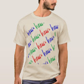 T-shirt van Hess (Voorkant)