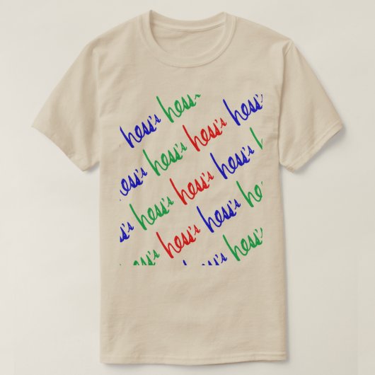 T-shirt van Hess (Design voorkant)